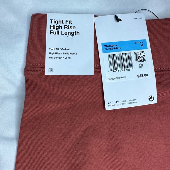 Nike tight fit high rise full length leggings - Picture 4 of 6